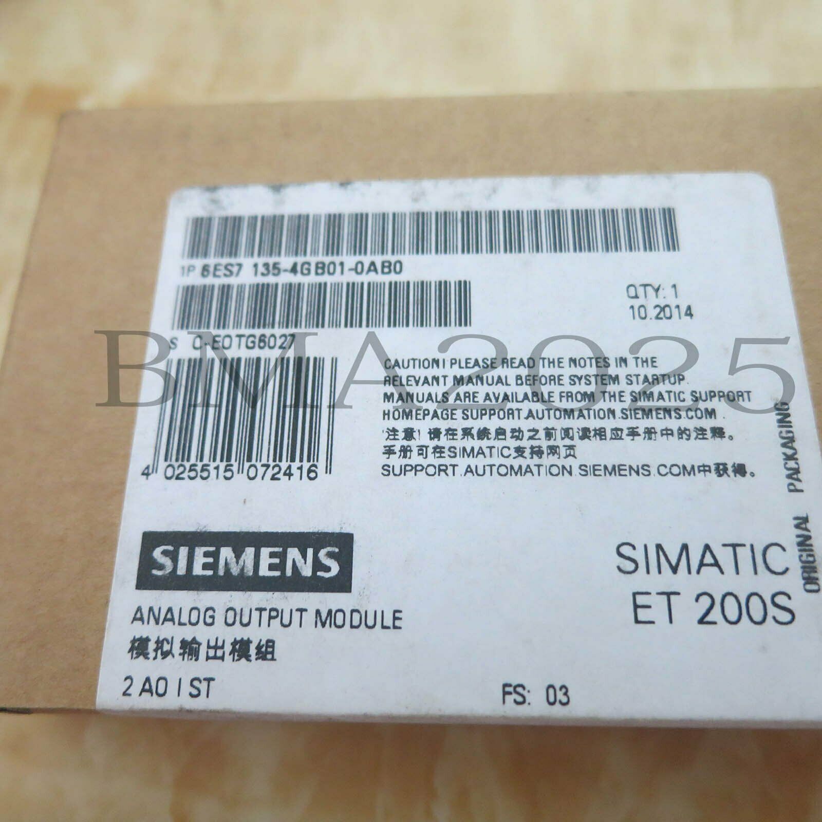 1PC New 6ES7135-4GB00-0AB0 6ES7 135-4GB00-0AB0 1year warranty DHL free ship SM9T