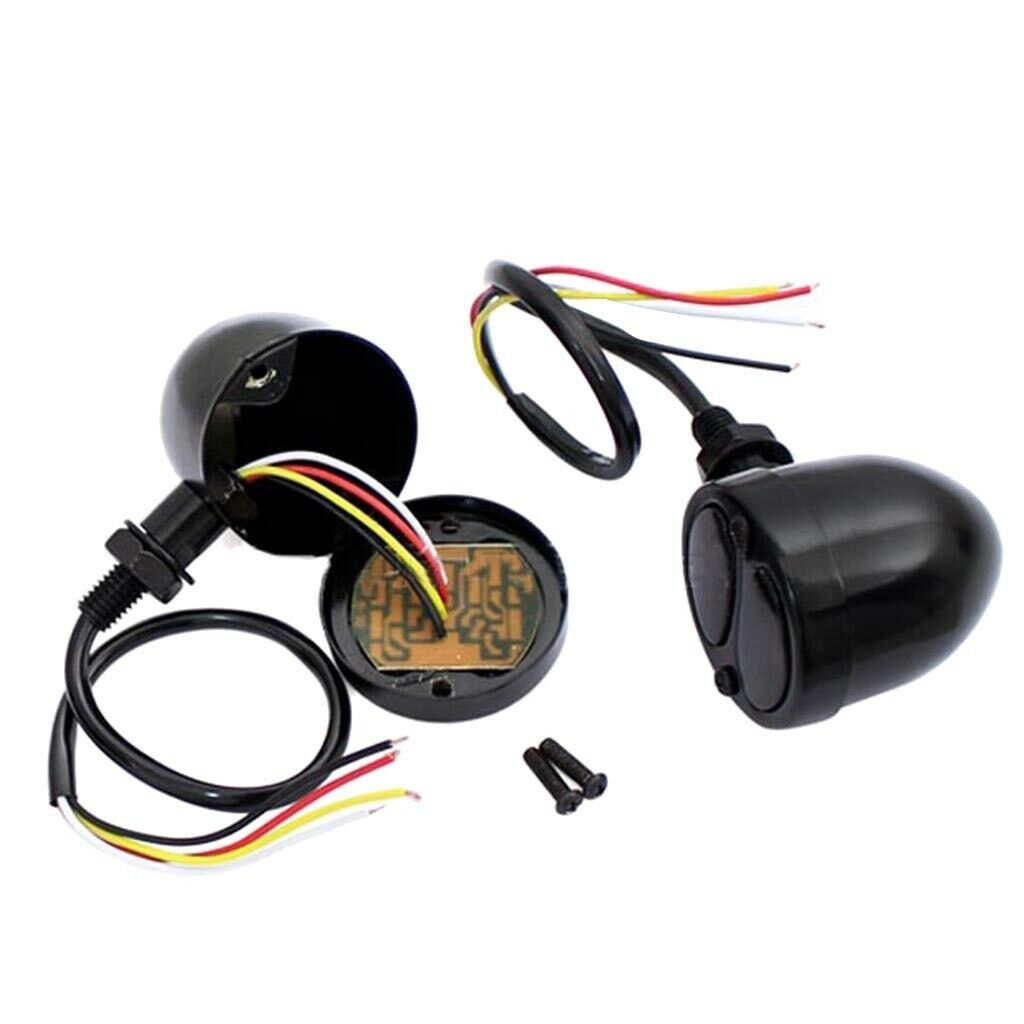 Pair of Universal Motorcycle Turn Signals Indicator Turning Lights