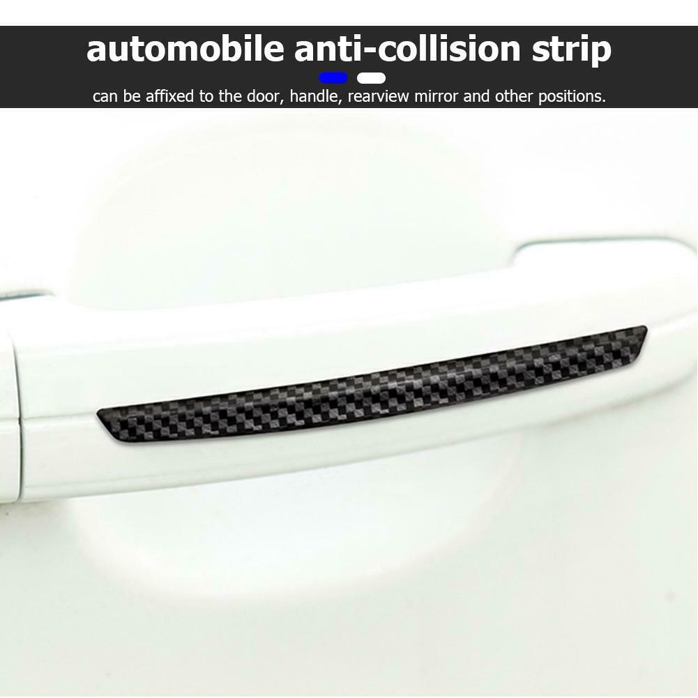 4pcs Car Door Edge Rearview Mirror Anti-collision Strips Stickers Universal  @