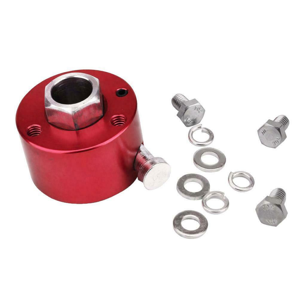 Car Steering Wheel Quick Release Disconnect Hub Adapter Kit YC101451 Red