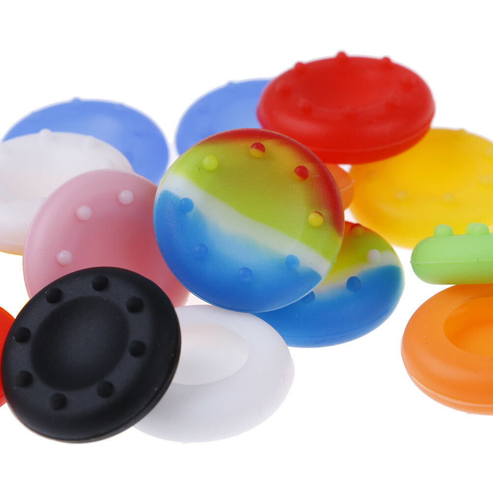 1Set silico thumb stick grip cover for PS4 XBox one controller thumb stic.l8