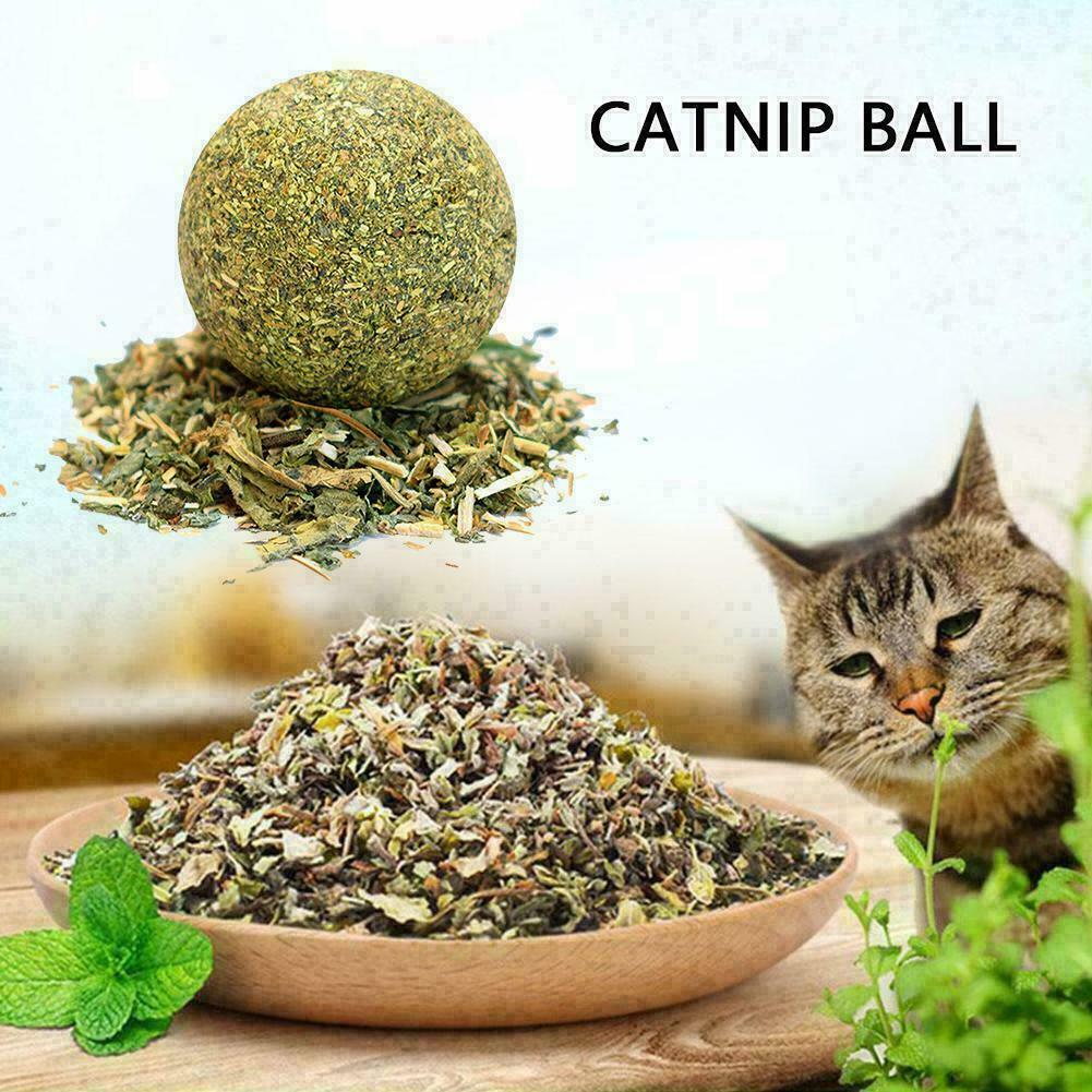 Cat Snack Catnip Ball Lick Nutrition Ball Molar Cleaning AU Cat Snacks