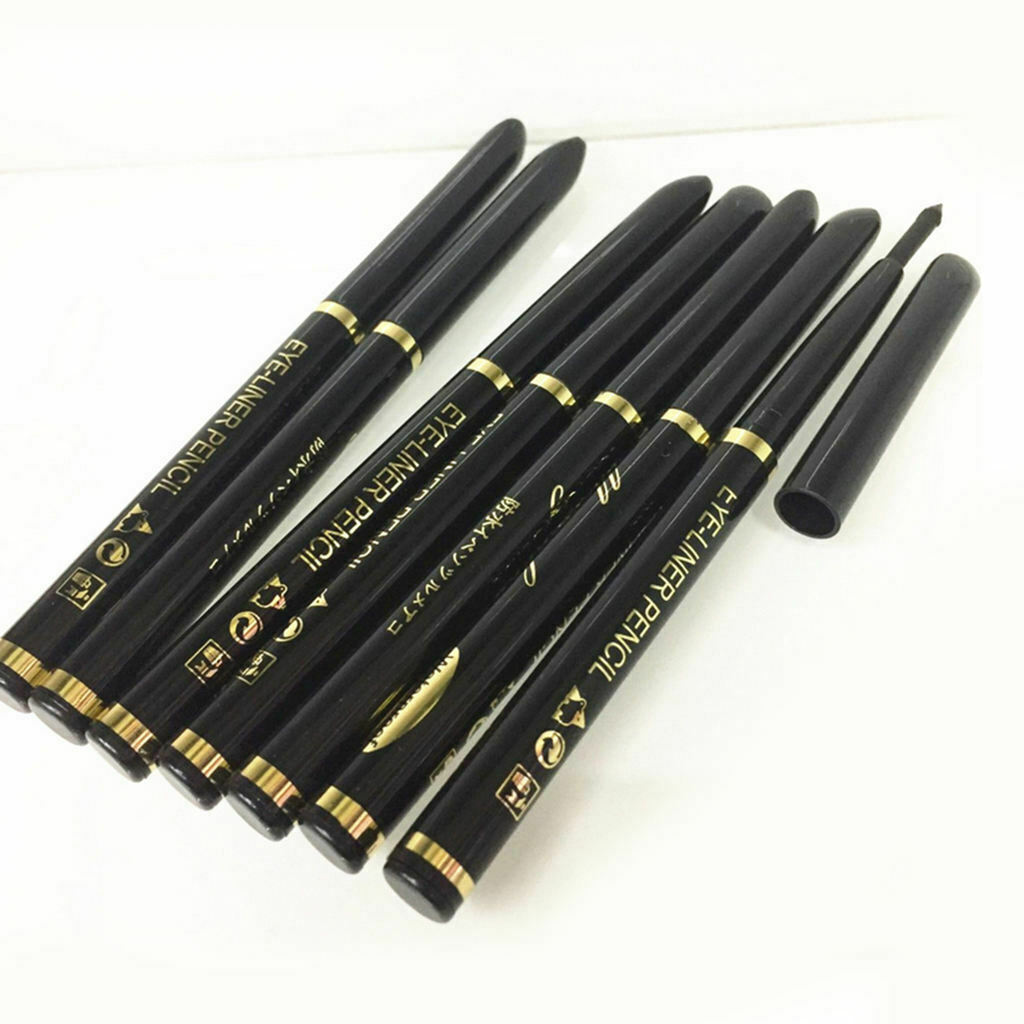 12pcs Pro Cosmetic Waterproof Eye Shadow Liner Eyeliner Makeup Pencil Pen