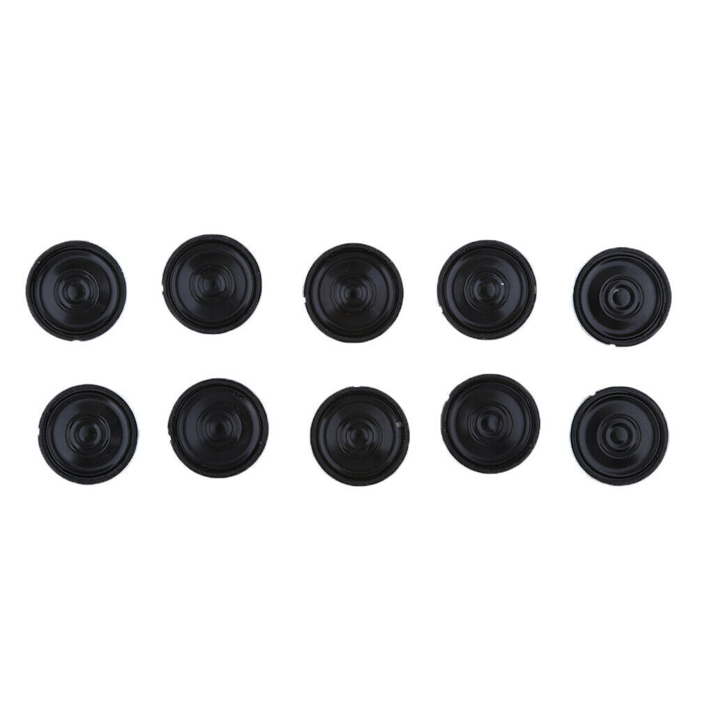 10 Pieces 1 Watt 8Ohm 28mm Dia Mini Metal Inside Music Player Stereo