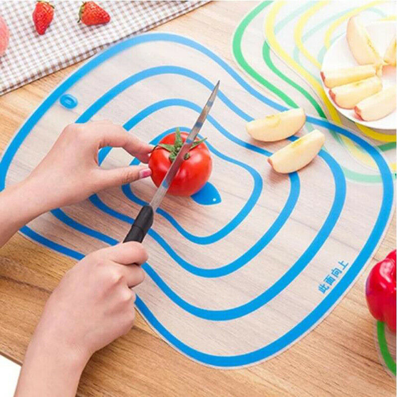 1Pc Kitchen Chopping Cutting Board Non-slip Antibacteria Plastic Kitchen T W FT