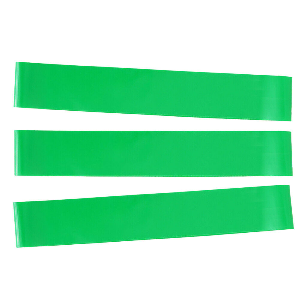 3Pcs Heavy Duty Green Resistance Band Hips Circles Home Gym Mobility Rehab