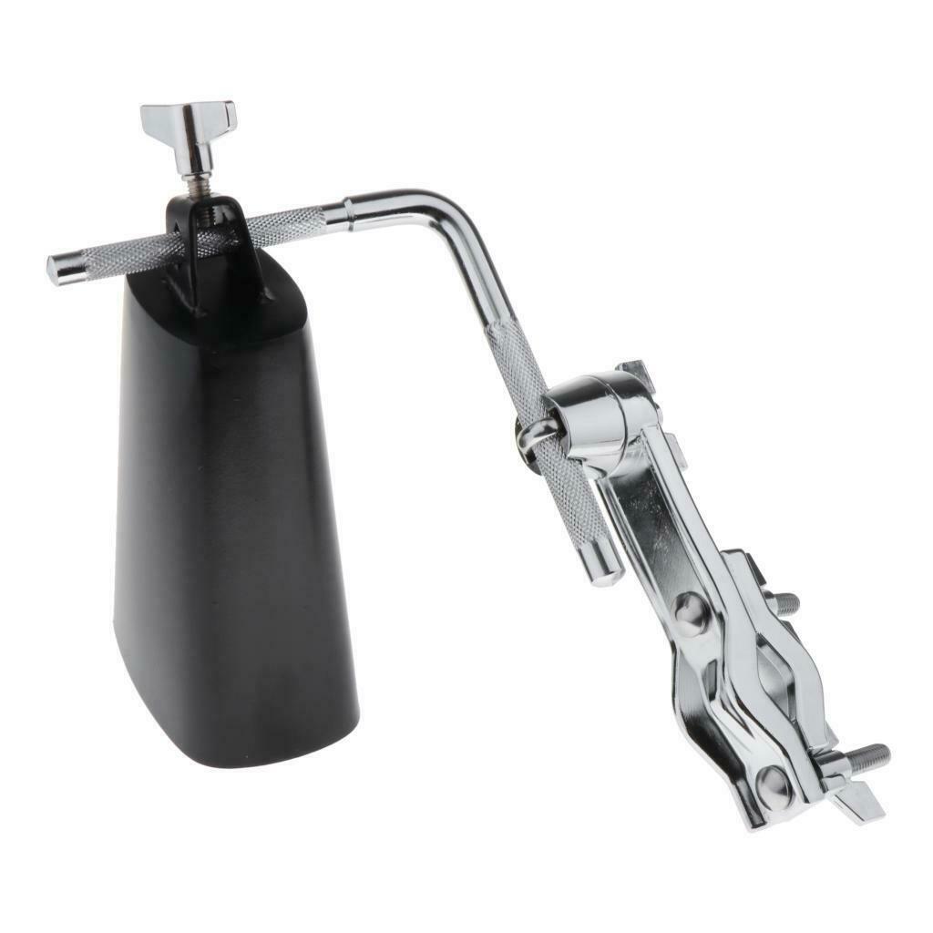 6 inch Metal Steel Cow Bell Noise Maker Cowbell Percussion with Mounting Bracket