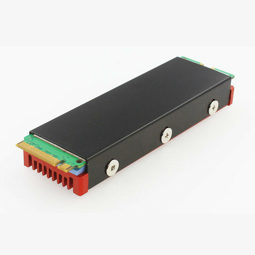 Aluminum Heatsink, Radiator Heat Sink Cooling Fin for M.2 2280 SSD, Red
