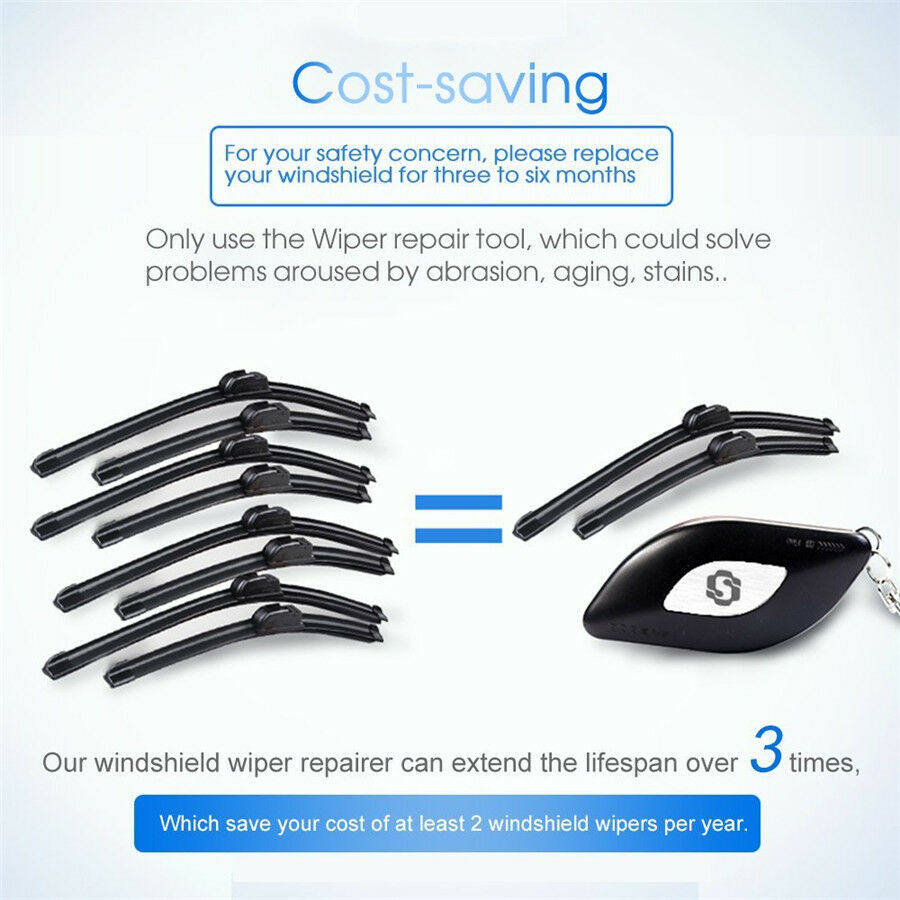 Car Windshield Wiper Blade Scratche Restorer Key chain Extend Wiper's Lifespan