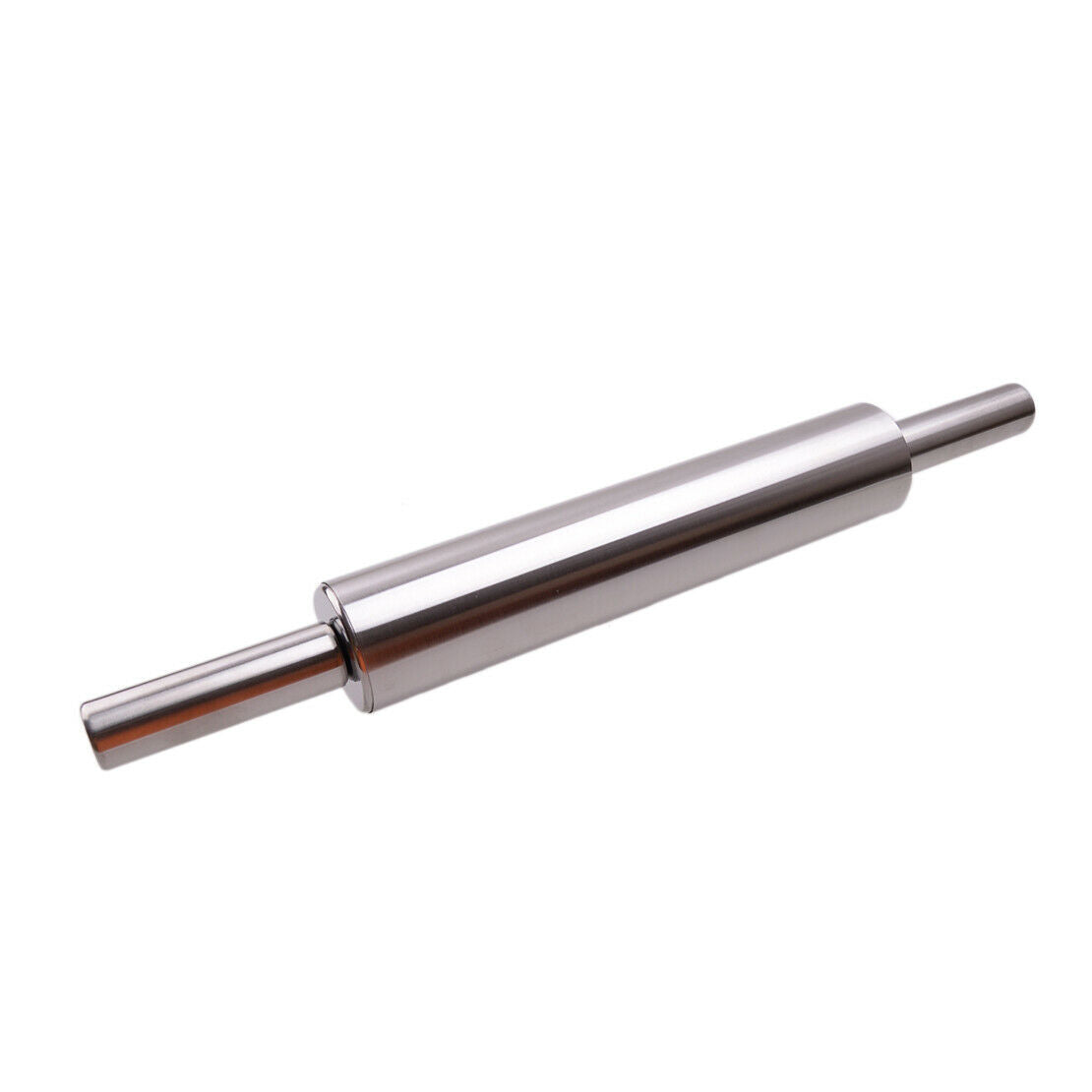 Stainless Steel Rolling Pin Dough Roller Cookies Pizza Cake Pastry Baking 1pc