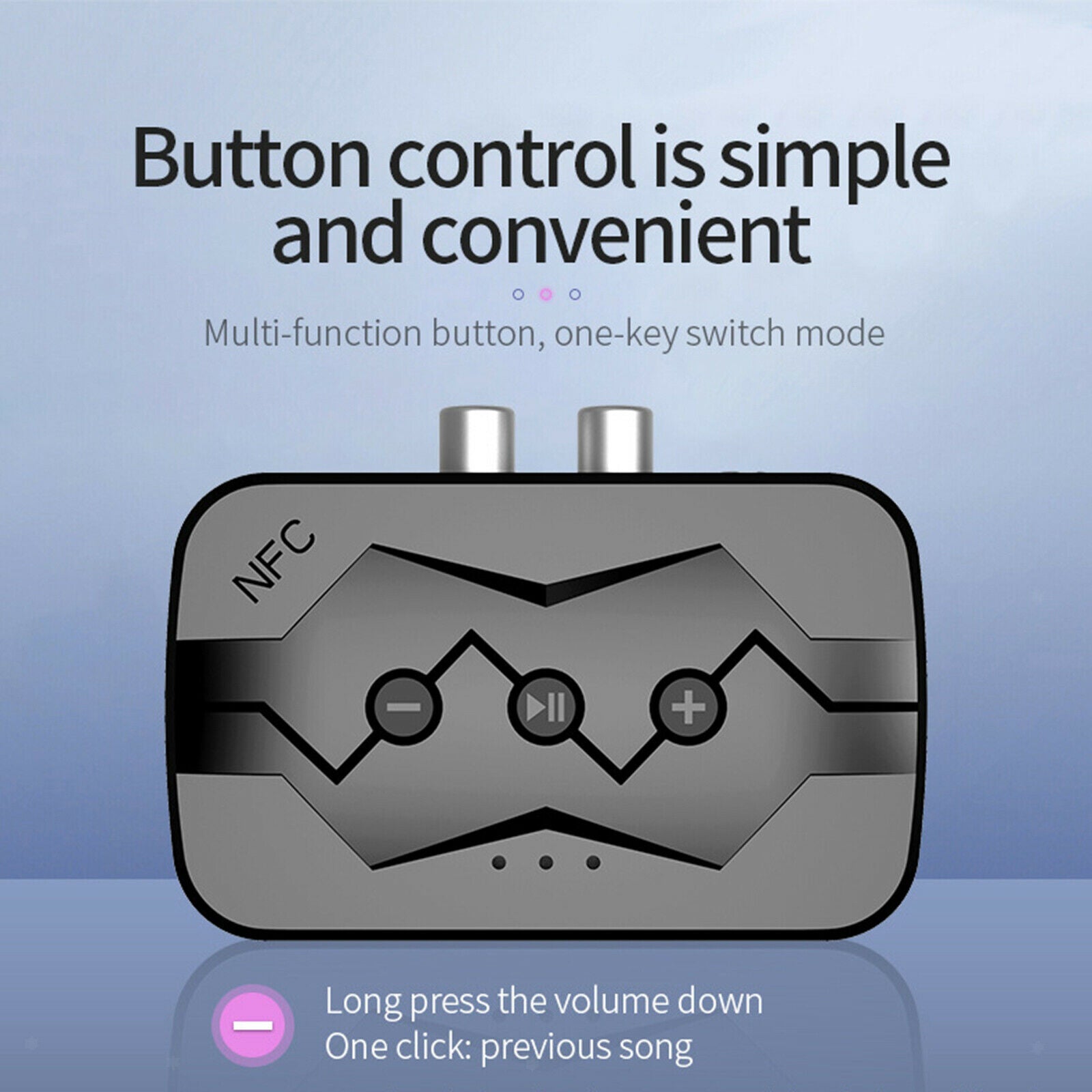 Wireless 2In1 Bluetooth 5.0 Transmitter Receiver Stereo AUX Audio Adapter