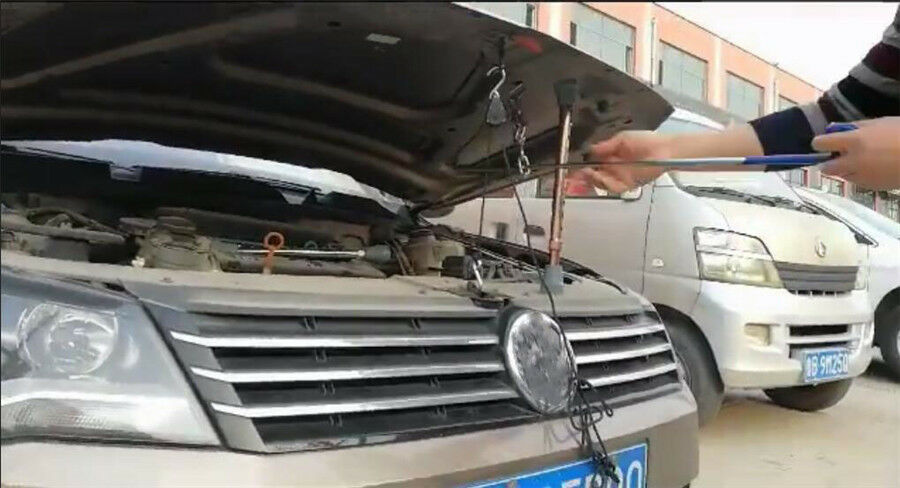 Aluminum Alloy Stretchable Car Engine Hood Prop Rod 15 to 24 Inch Adjustable