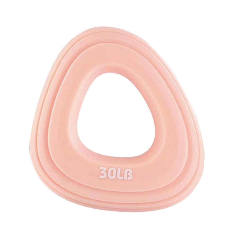 30LB Finger Forearm Wrist Gripper Ring Muscle Power Training Exerciser Pink