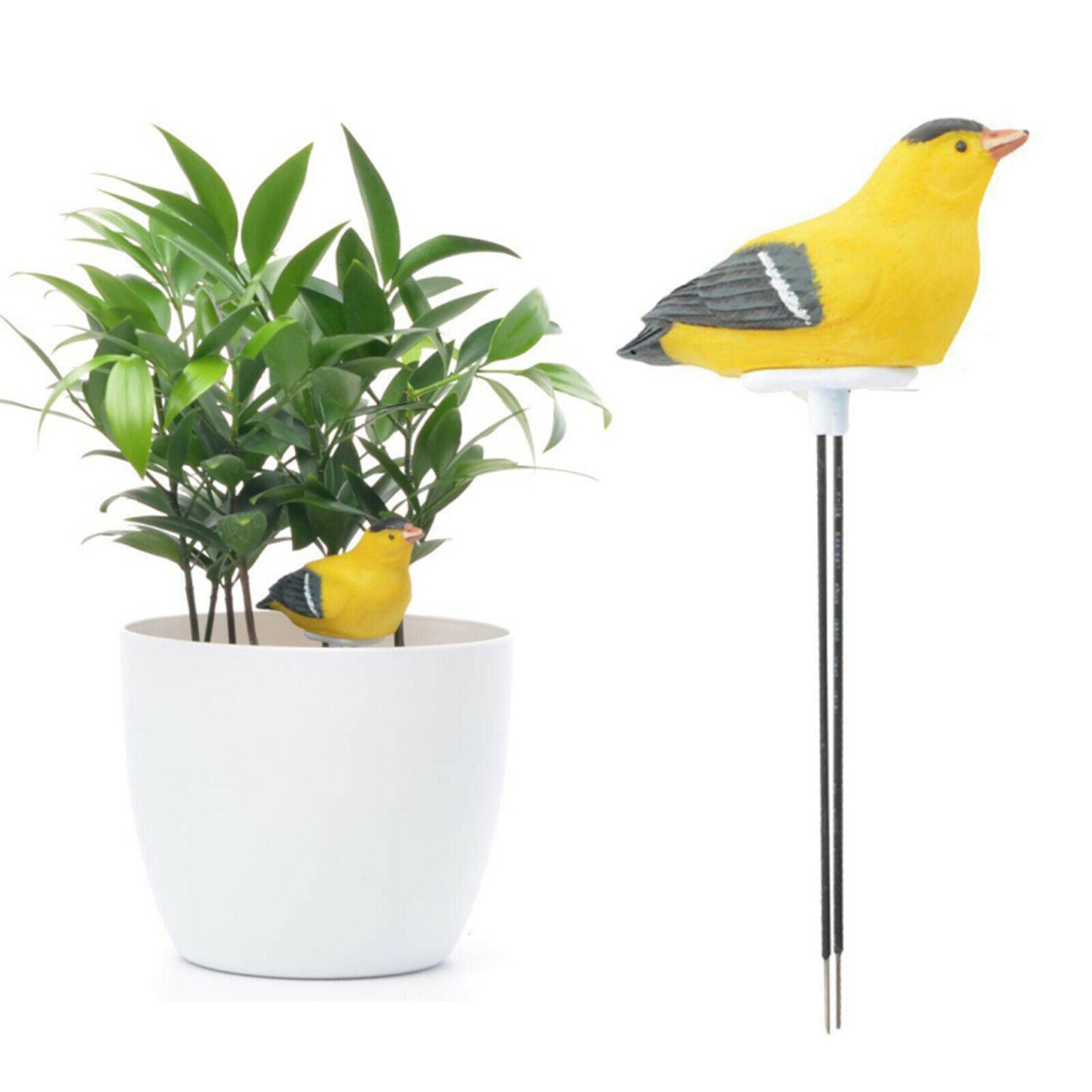Bird Soil Moisture Meter 18cm Soil Humidity Sensor Tester Hygrometer Yellow