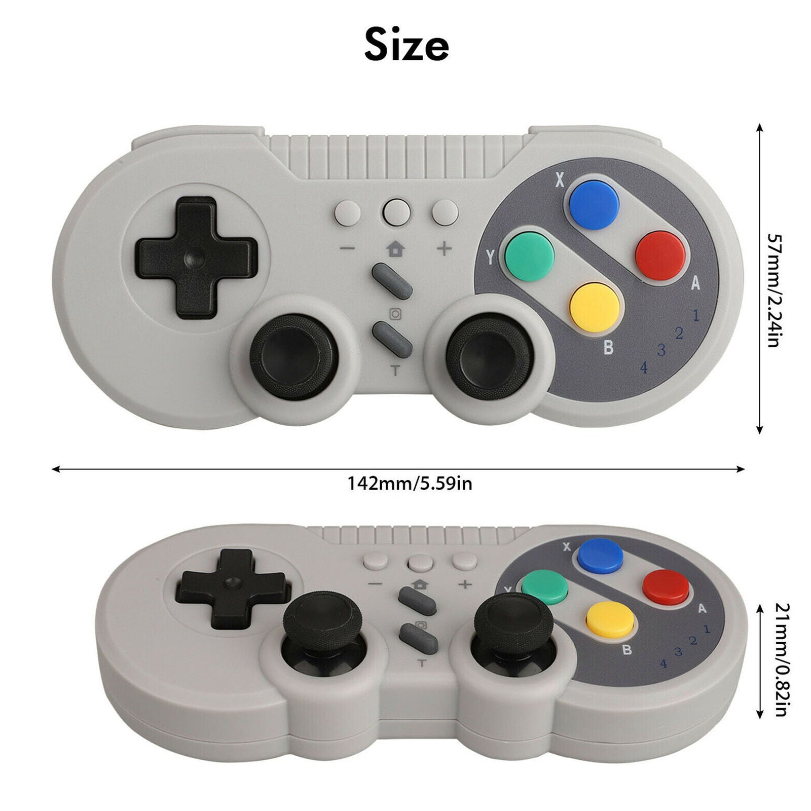 For Nintendo Switch PC Android Wireless Bluetooth Pro Controller Classic Gamepad