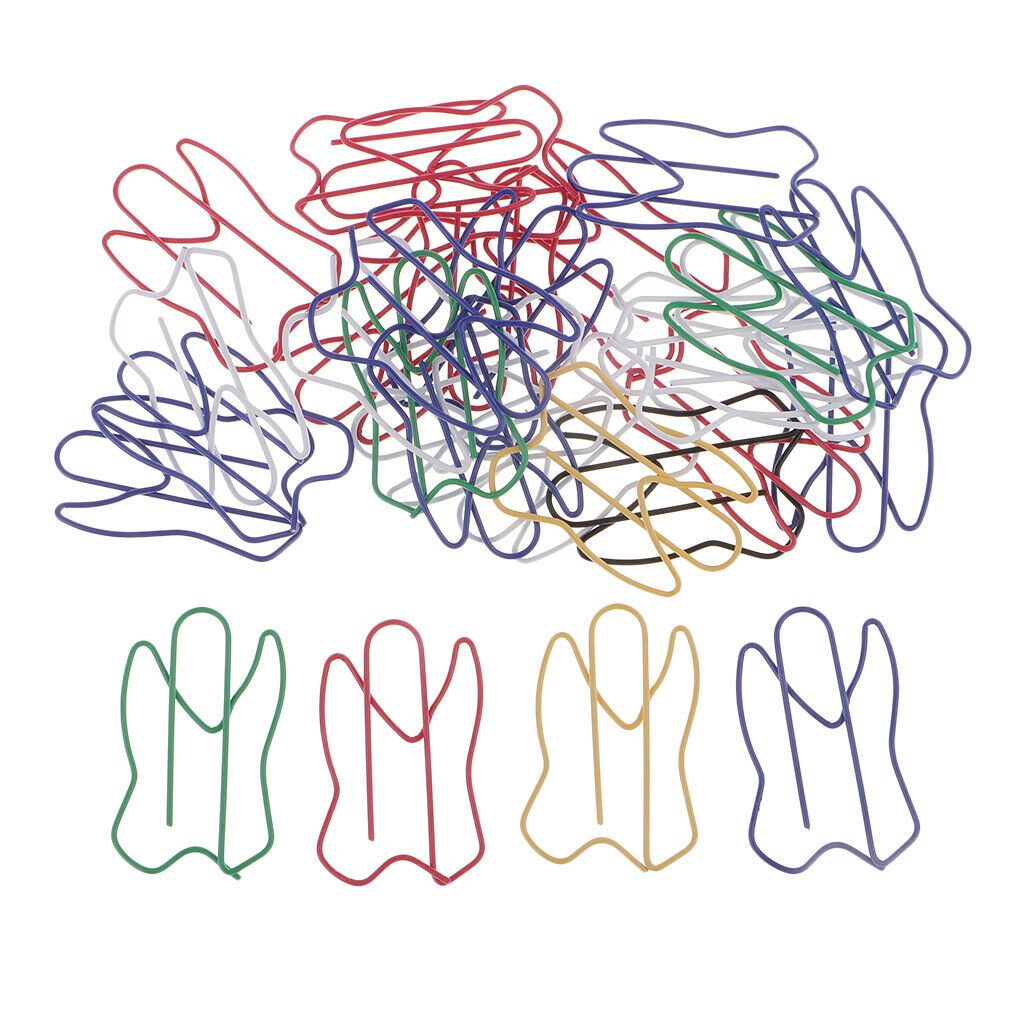 30pcs Metal Paper Clips for File/Papers/School/Office Stationery Supplies