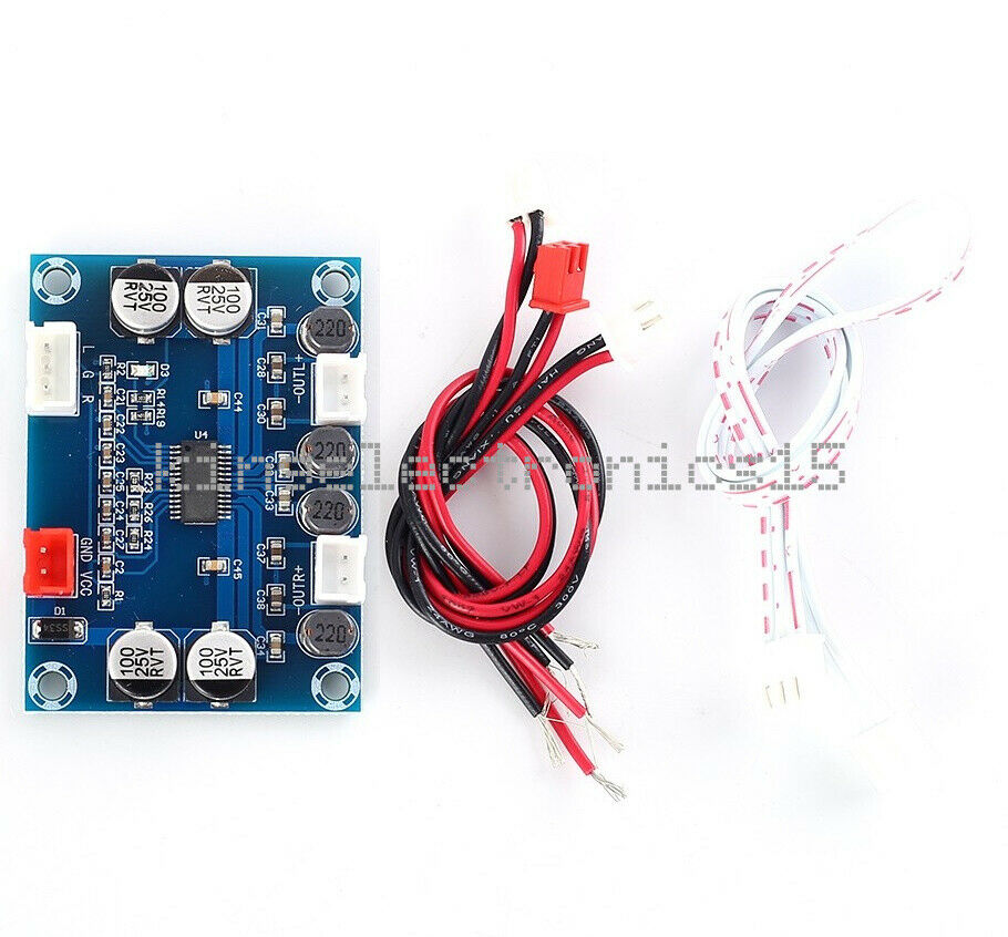 DC 12-24V 2*30W Digital Power Amplifier Board 2 Channels Audio Module