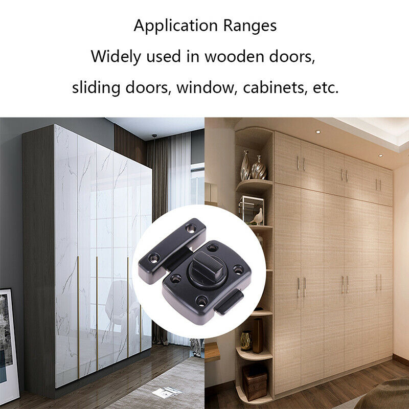 Household Thicken Anti Thief Zinc Alloy Bolt Latch for Door Window Cabinet Bl JD