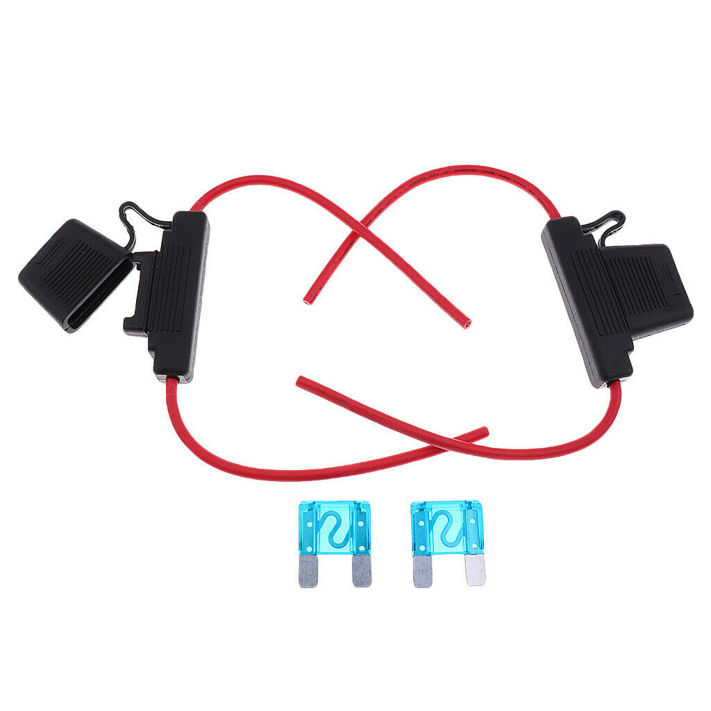 2 Pieces 10 AWG Scosche ATC Heavy Duty Fuse Holder 12 Volt Car Boat