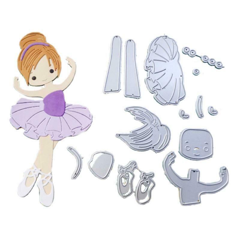 Dancing Girl Metal Cutting Dies Stencil DIY Scrapbooking Album Paper Card Mold