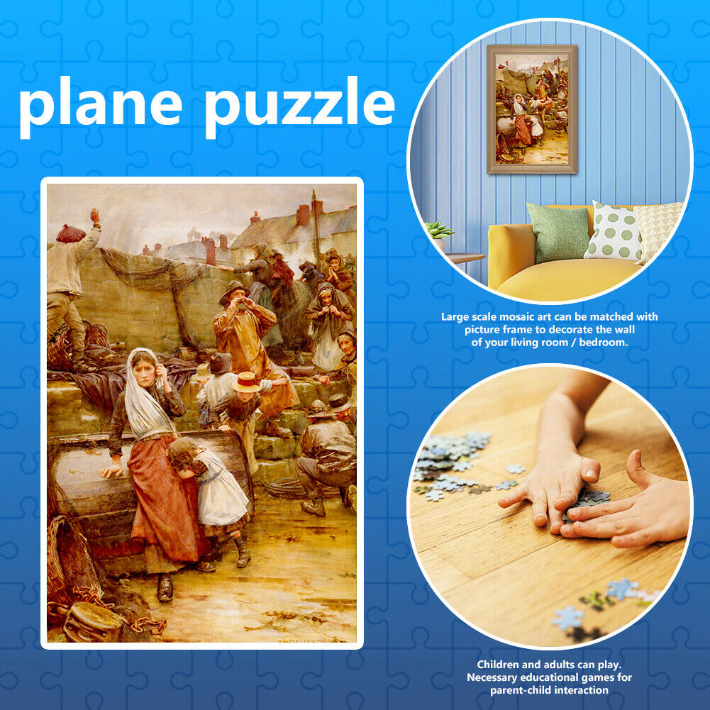 1000pcs DIY Old Times Life Puzzle Educational Learning Assembling Toys Gift @