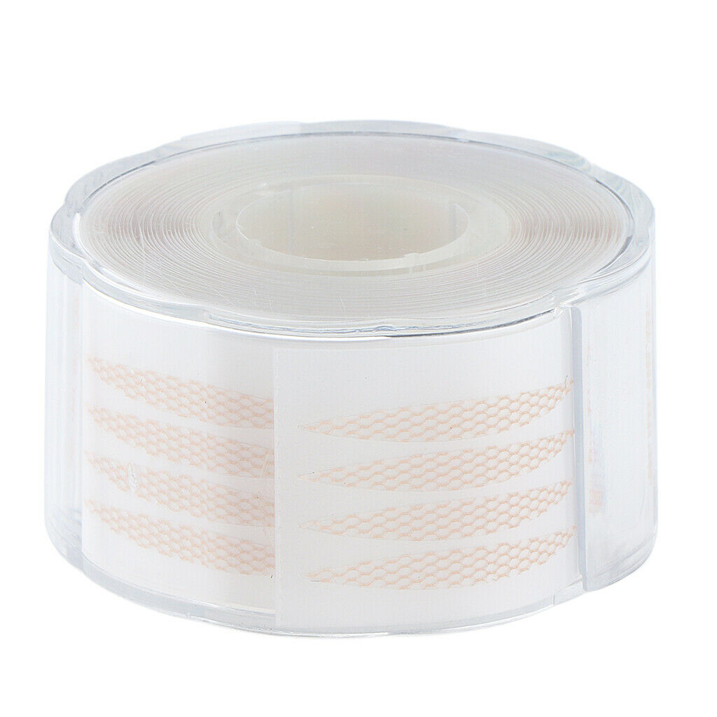 2 Rolls of 440pairs Oval Invisible Fiber Strips Double Eyelids Lift Tapes