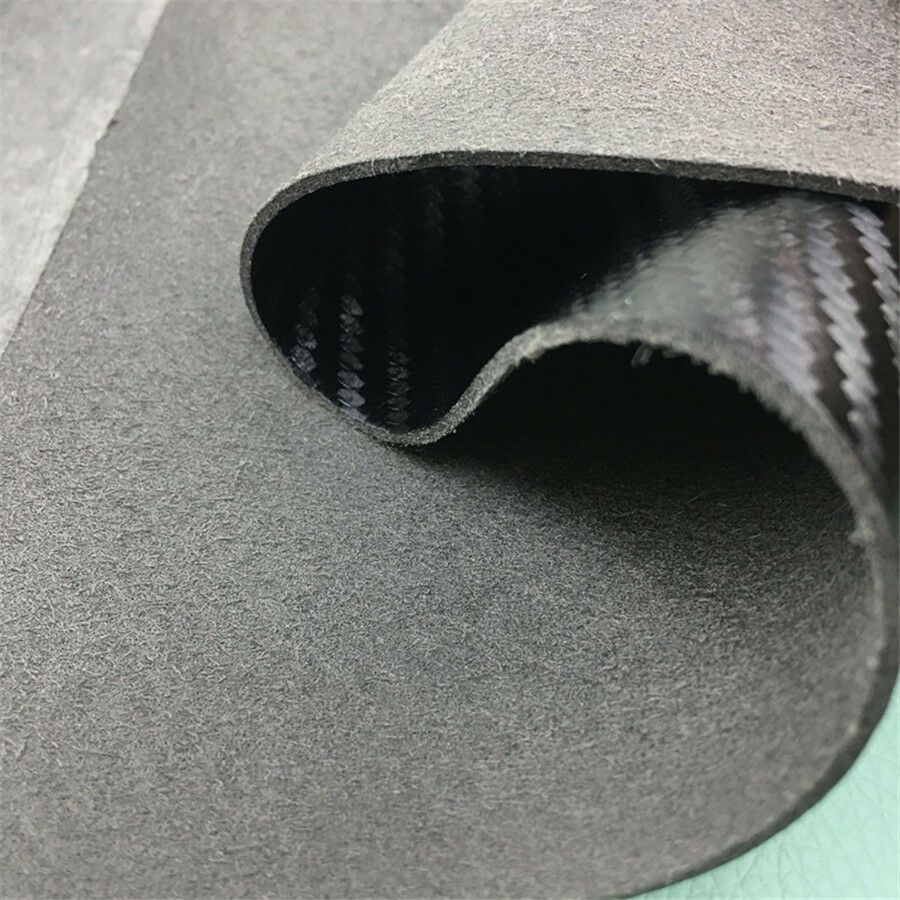 120*50CM Carbon Fiber Leather Style Scuff Plate Door Sill Cover Threshold Step