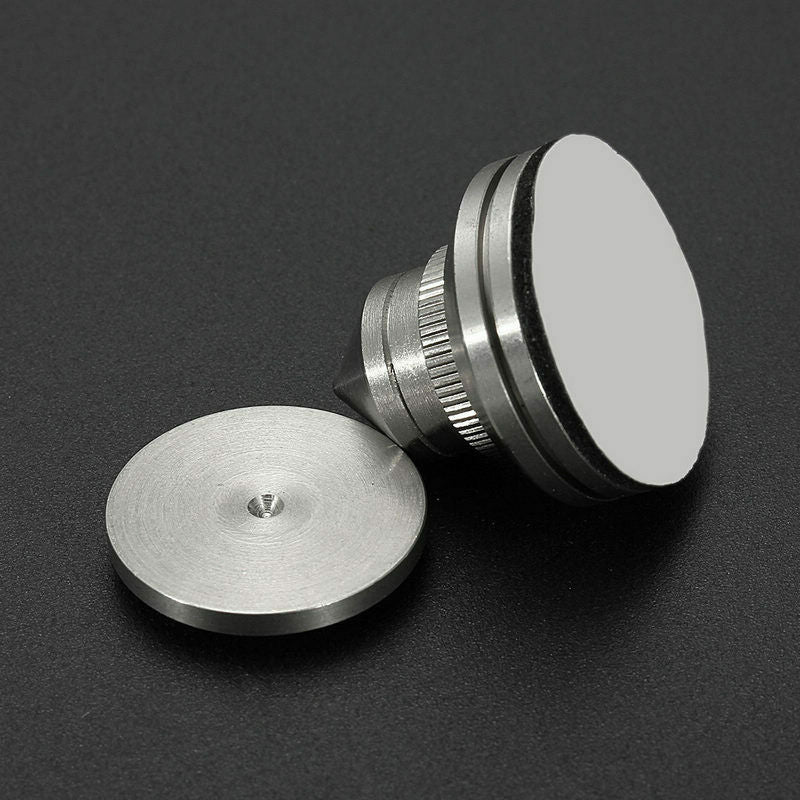 4pcs Stainless Steel Speaker Spike + Pad Base Amplifier Cone Stand Feet