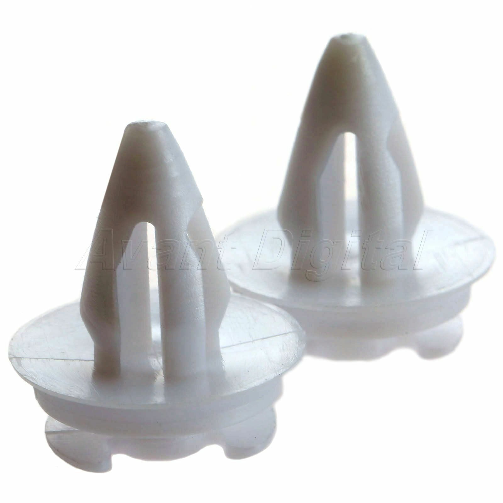 50 Pcs White Door Trim Panel Clips For Car 3 5 7 Door Trim Panel Clips