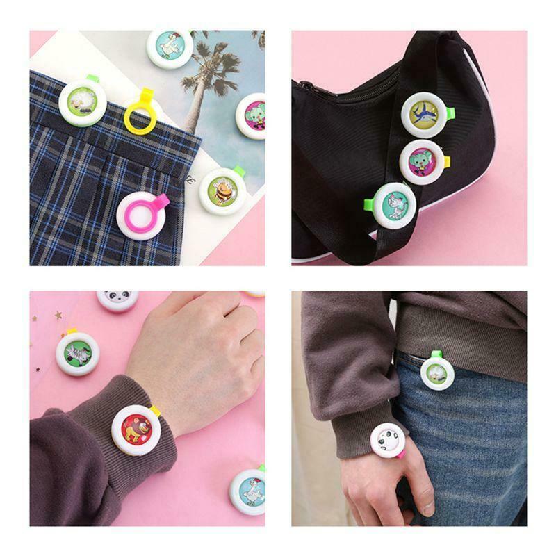 5pcs Mosquito Repellent Button Safe for Infants Baby Kids Buckle Anti-mosquito