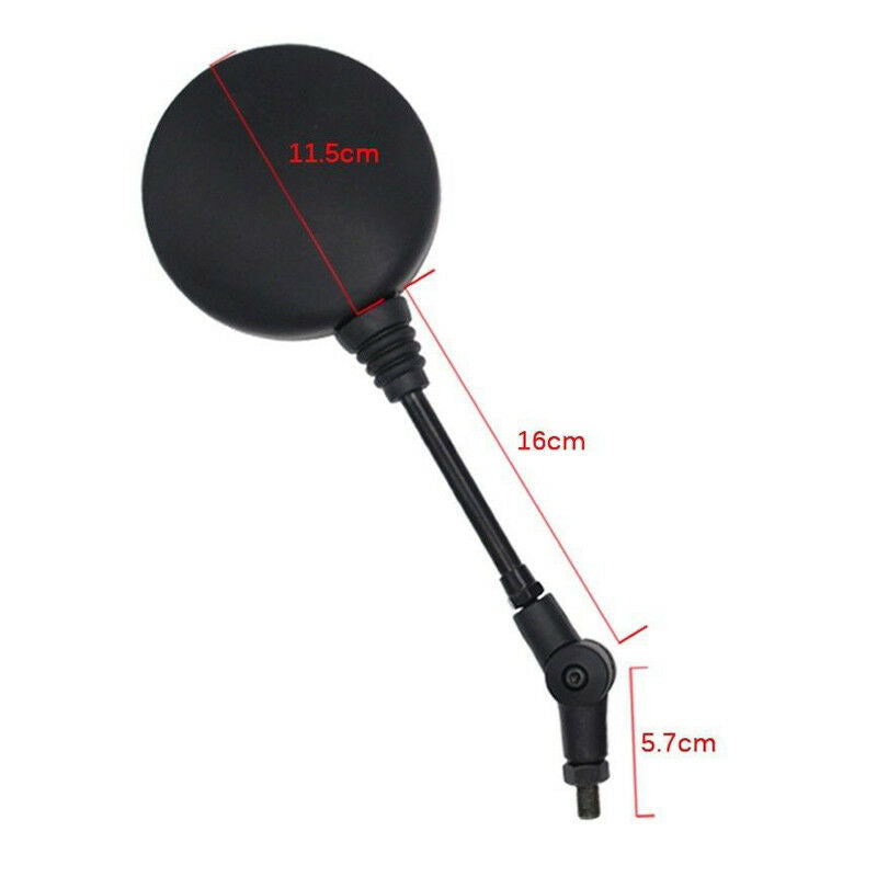 Universal Motorcycle Folding Rear View Mirror For 10mm 8mm Thread Mirrors Bolts