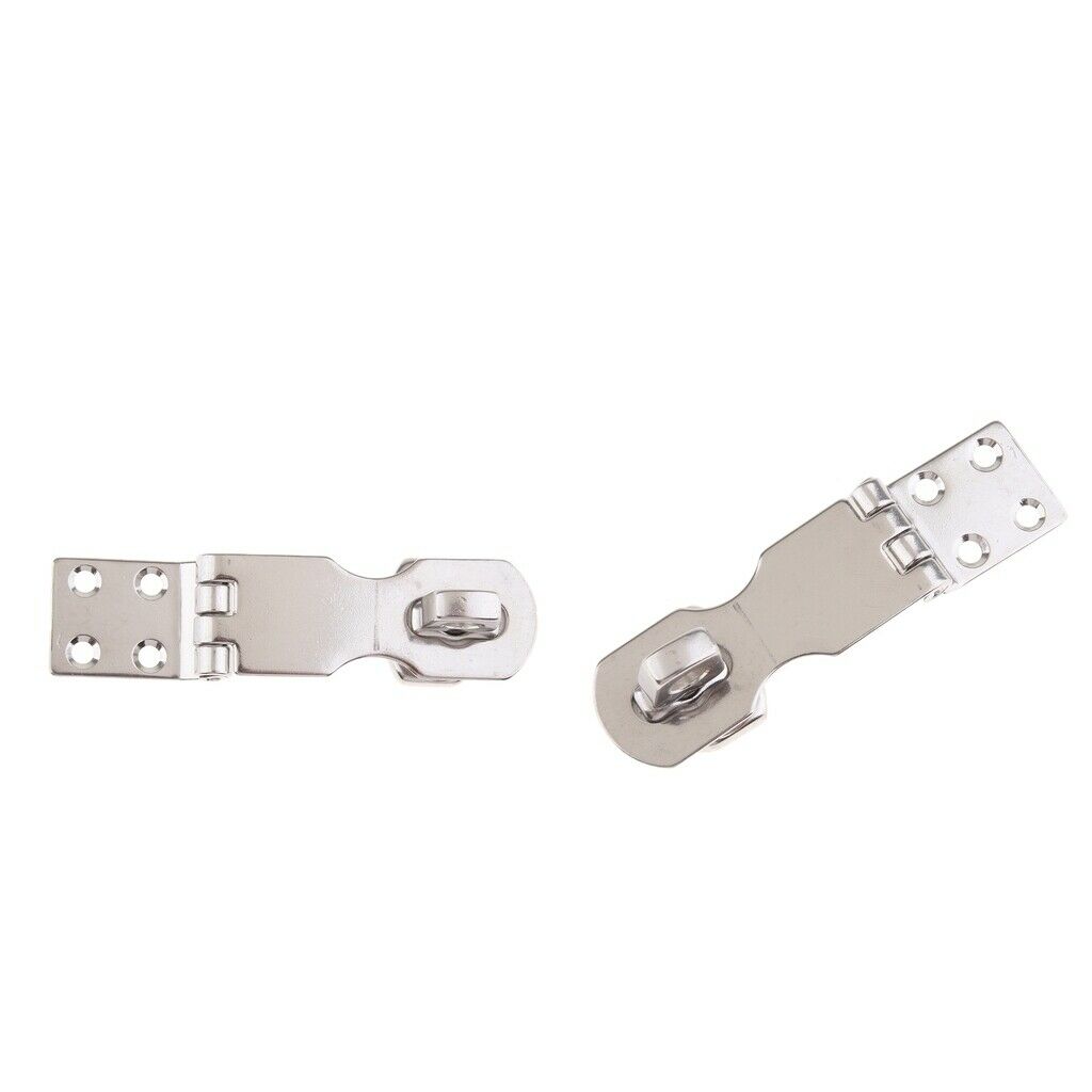 Steel Anti Theft Folding Door Door Lock Push Lock 63mm, 2pcs