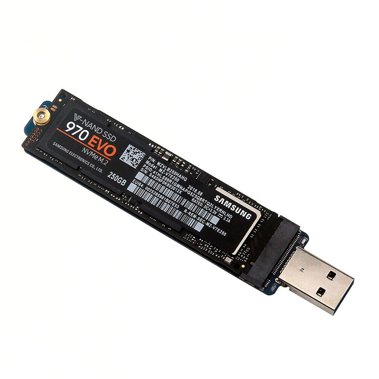 NVMe SSD to USB 3.0 Adapter Converter For PCIE M.2 2280 SSD External Drive new