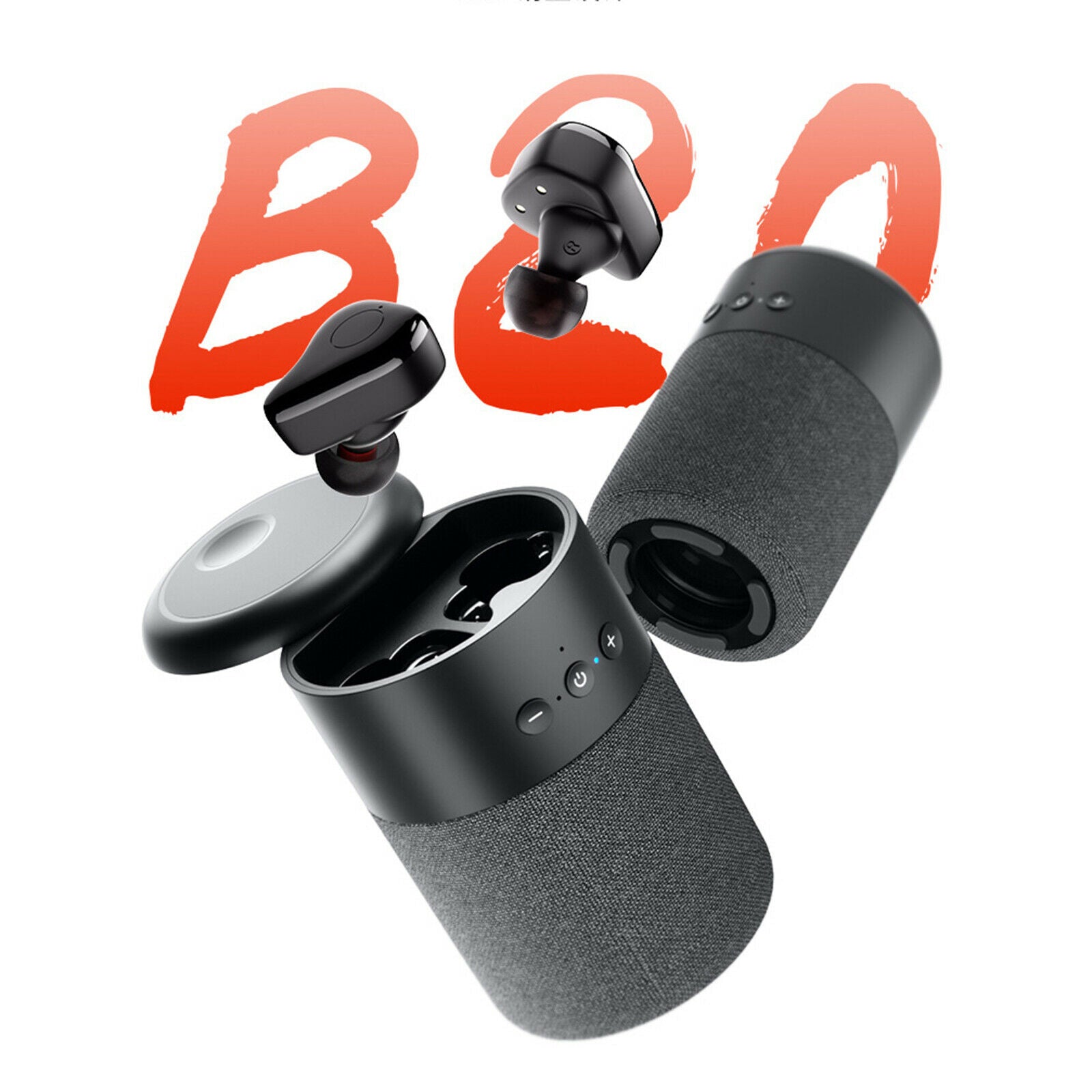 Speaker Earbuds 2 in 1 Bluetooth 5.1 Premium Sound Bicycle Slide to Open