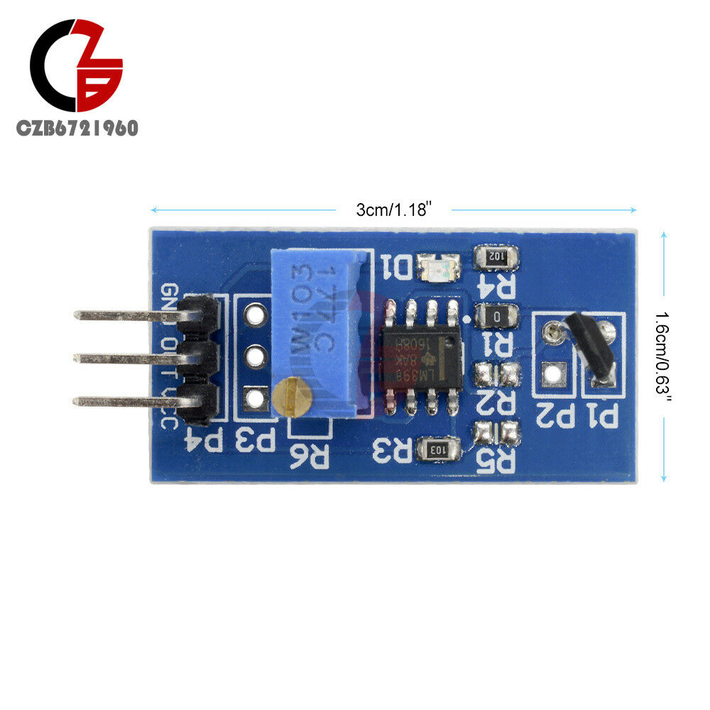 Hall switch sensor module Motor speed test For Arduino Magnetic Detect Car lm393