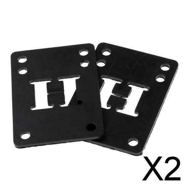 2X 2 Pcs Rubber Skateboard Longboard Riser Pad Shock Pads 1/8 72 x 52 x 3mm