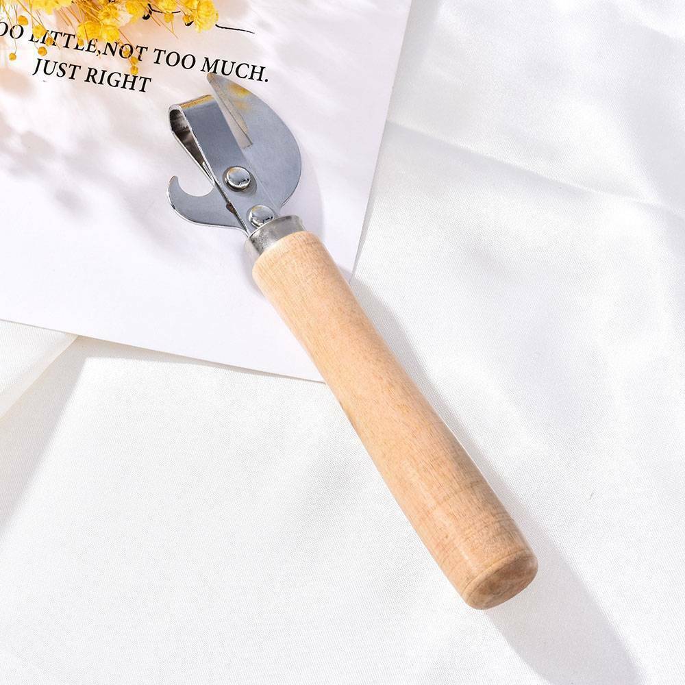 Manual Metal Can Opener Side Cut Stainless Steel Bottle Opener Kitchen Tools 1PC