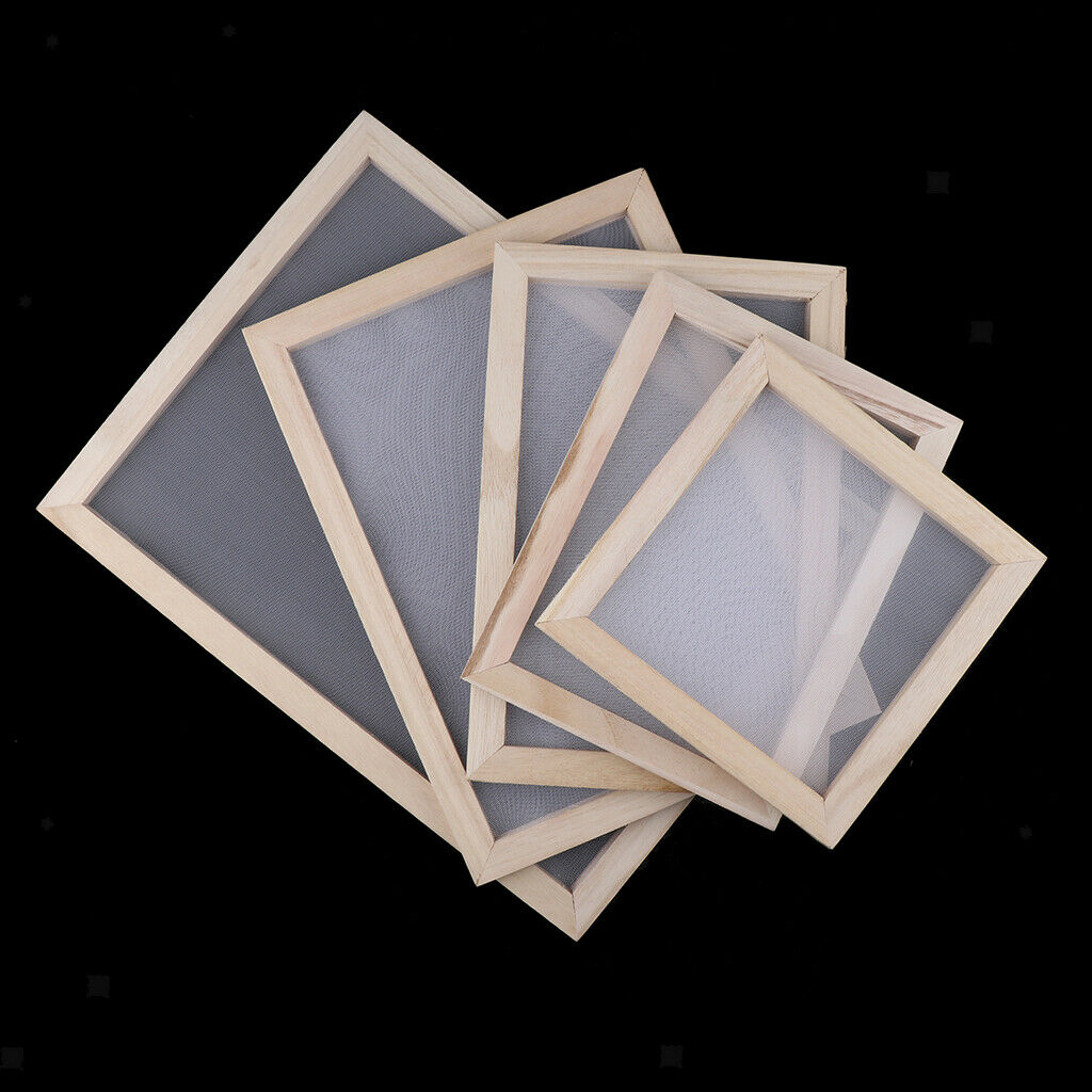 Paper Making Frame Screen Paper Arts Kid's Wood Paper Making Sets 30x40cm