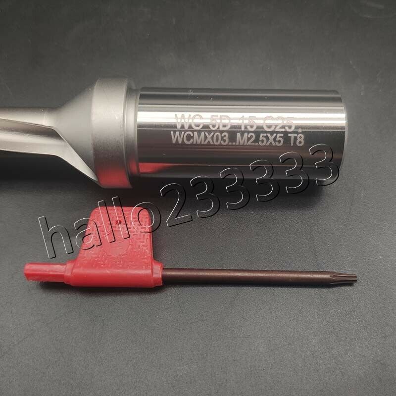 Φ15-5D-C25 U drill / indexable drill / 15mm-5D+WCMX030208FN U drill inserts WC15