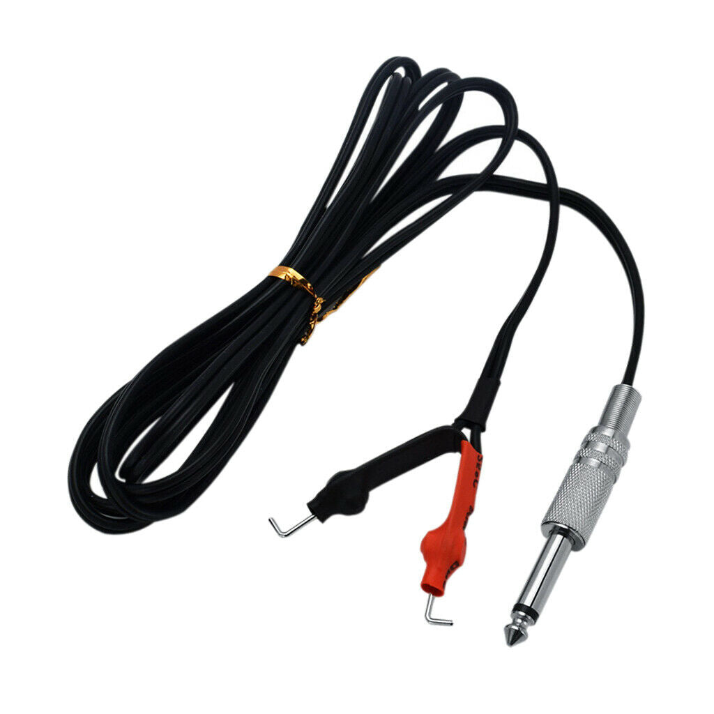 Tattoo Machine / Power Supply Supper Flex Tattoo Clip Cord Cable Black 1.8m