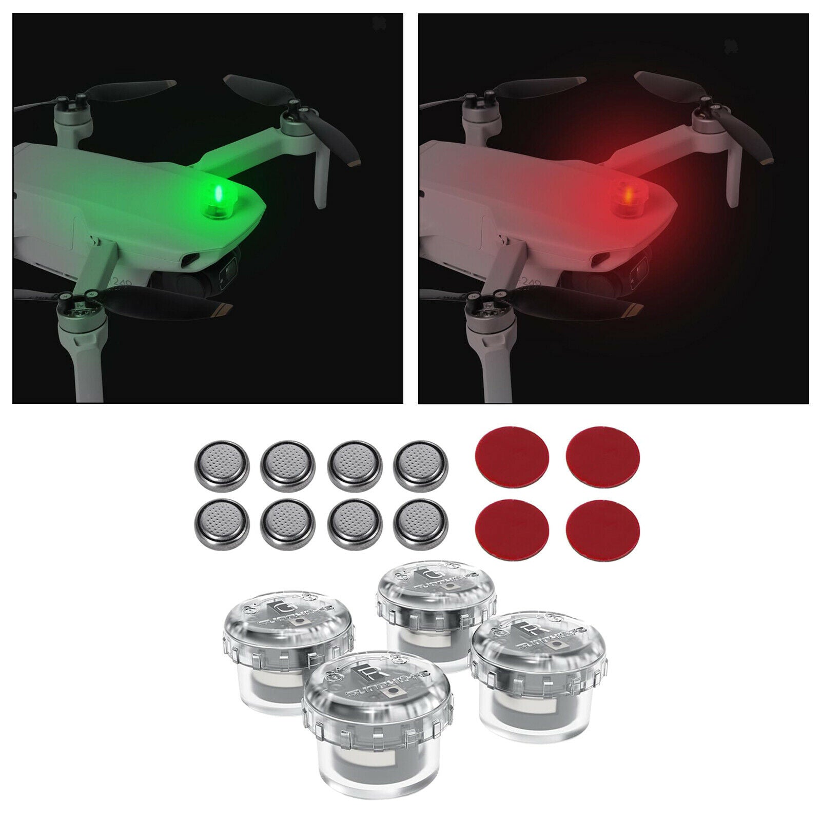 4Pack of Signal Warning Alarm Indicator Light for DJI Mavic Air 2 Accessory