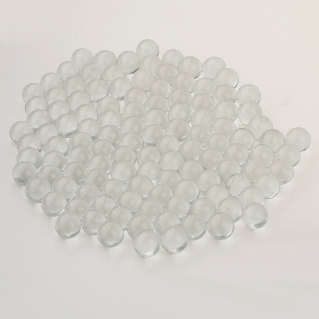 100pcs (13mm) Replacement Solid Glass Marbles for Chinese Checker, Aggravation,