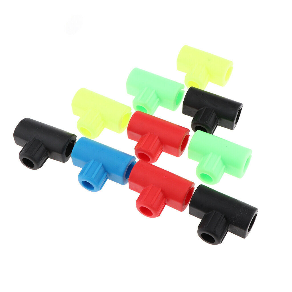 10pcs Silicone Fishing Connectors Clip Accessaries for Line Spool and Rod