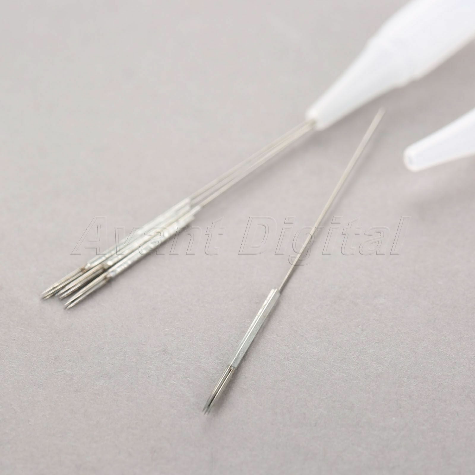 Professional 50pcs 5R Eyebrow Tattoo Needles w/ 50pcs Mouth 5R Tattoo Needle Tip