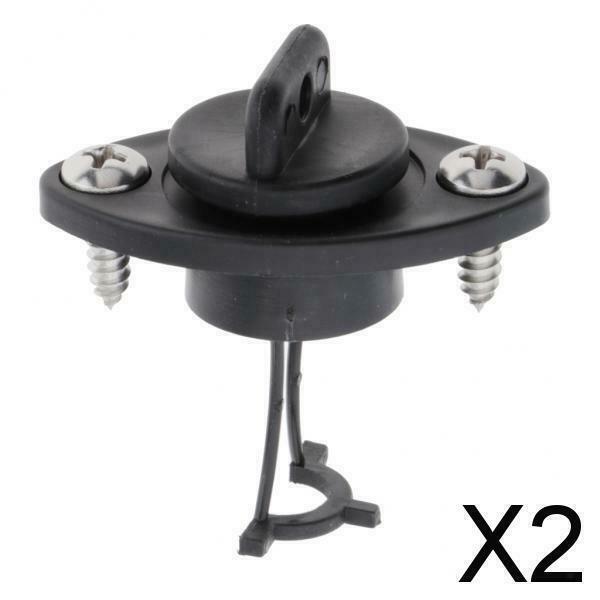 2X Premium Thread Drain Plug Bung Camping Hiking Dinghy Hull Scupper Plugs