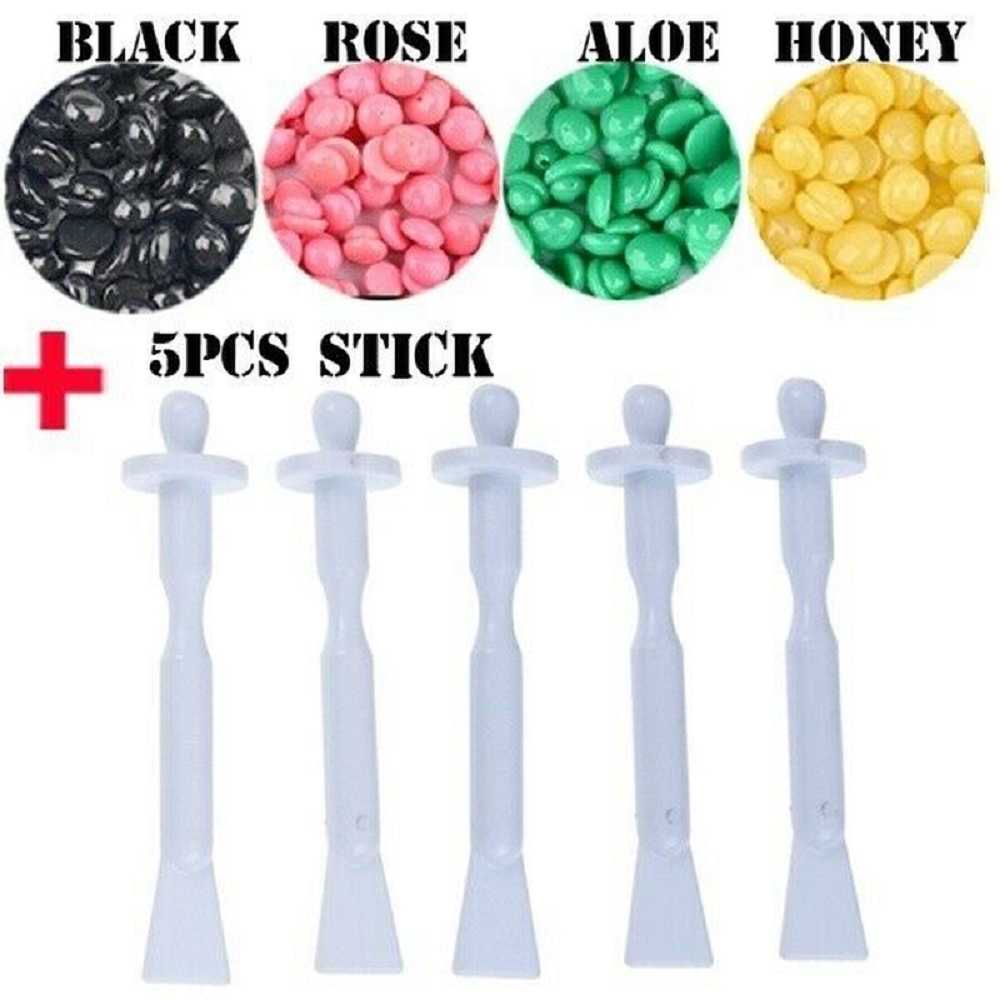 1+5x Nose Ear Hair Removal Wax Set - Sticks Easy Mens Nasal Waxing Strip Remover