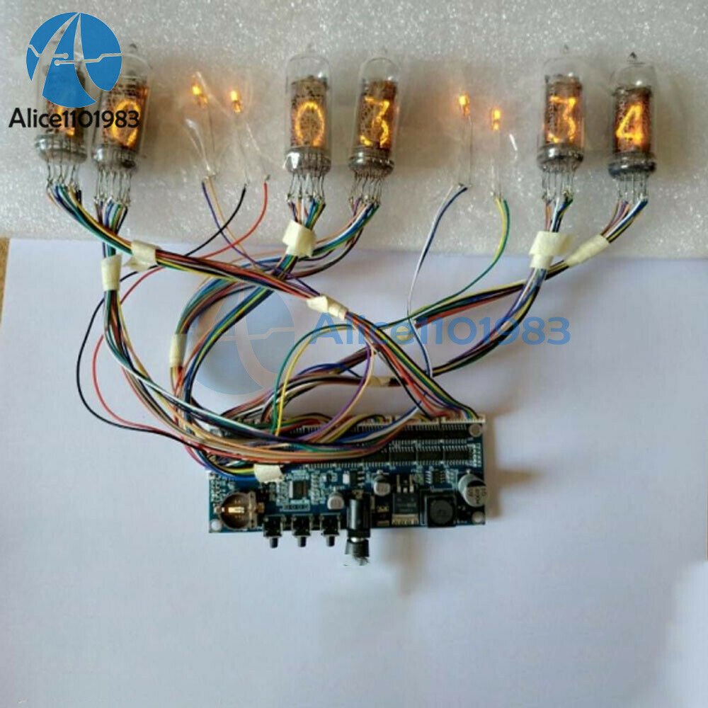 Micro USB tube glow tube clock kit IN14 QS30 IN12 Universal PCBA