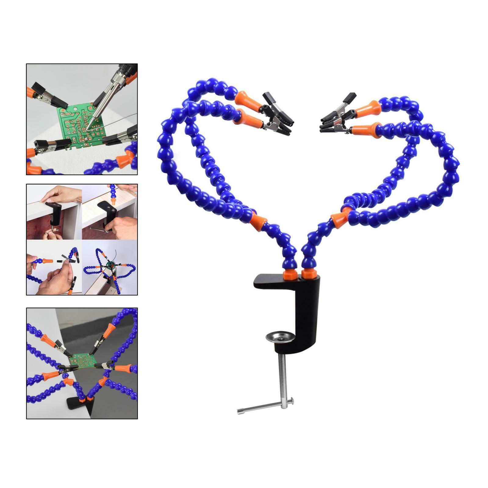 Soldering Iron Helping Holder Third Hand Flexible Arm Welding Station Tool