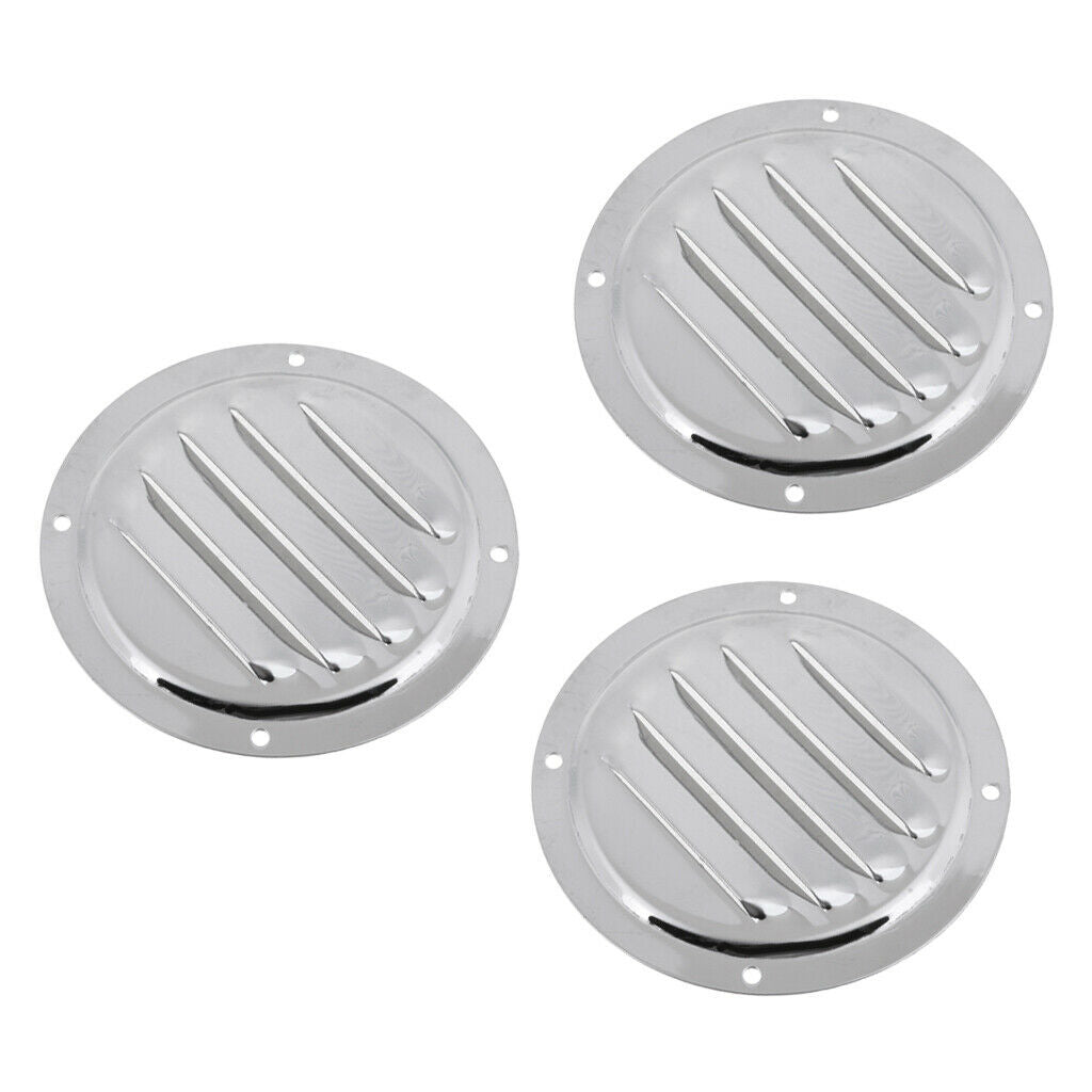 3 Pieces Round Boat Air Intake Vent Marine Exhaust Cover Vent Cover For Boat