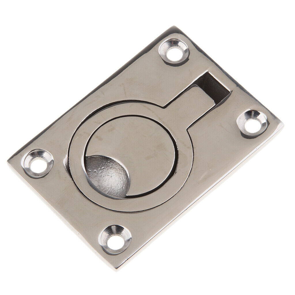 Marine Stainless Steel Flush Pull Ring Lifting Handle Grip Floor Lift Handle
